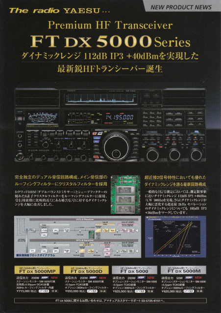 ���d�F����(YAESU) FTDX5000 Series