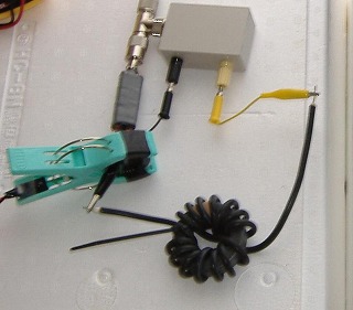 FT-240#43 1個(No.1) W1JR巻き15回, 3D-QEFV ケーブル